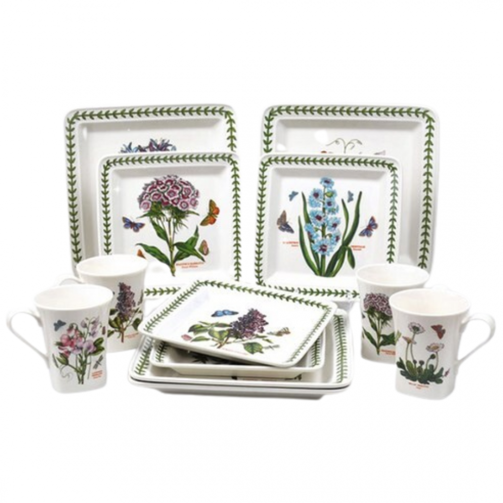 Portmeirion Botanic Garden 12 Piece Square Set